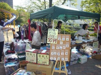 みなと祭への出店、フリーマーケット