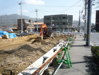 古新開、再開発地区