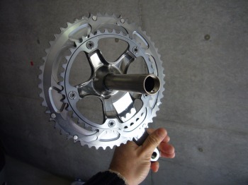 DURA-ACE、クランクセット・ウラ DURA-ACE、クランクセット・ウラ