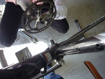 ULTEGRA、チェーンリング取り外し ULTEGRA、チェーンリング取り外し