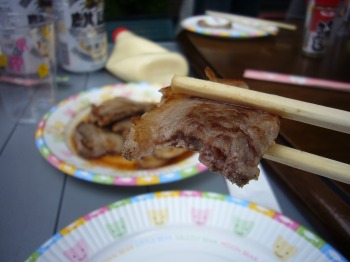 U☆1さん邸、イノシシ肉