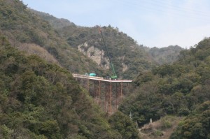 東広島・呉道路の工事現場*