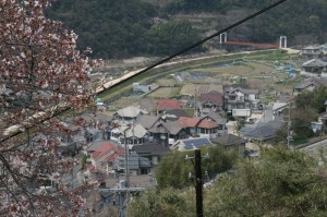 石内浄水場からの眺め*