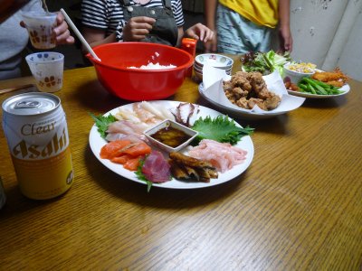 夜は手巻き寿司 夜は手巻き寿司