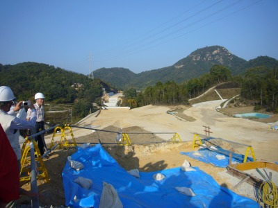 郷原インター、北側の眺め 郷原インター、北側の眺め