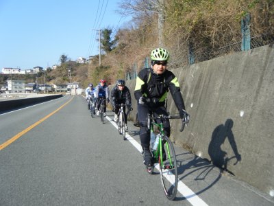 小坪を過ぎての快走 小坪を過ぎての快走
