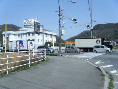 国道2号線を通過 国道2号線を通過