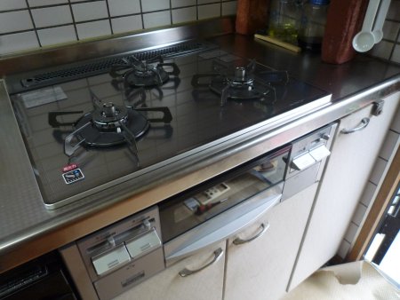 新しいコンロ 新しいコンロ