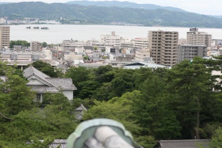 天守閣からの眺め 天守閣からの眺め