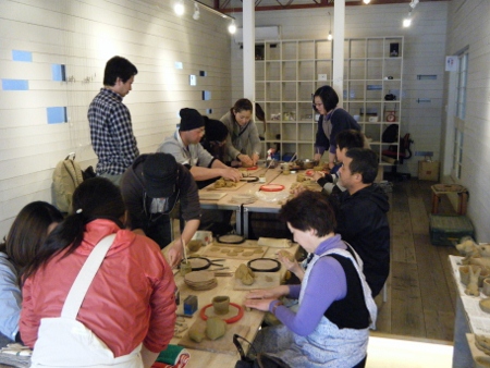 野焼き作品づくり in 広商店街ギャラリー 野焼き作品づくり in 広商店街ギャラリー