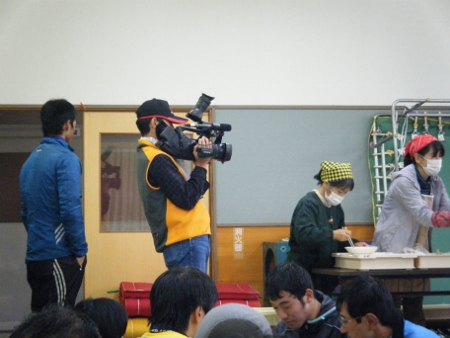 TVカメラ来てます TVカメラ来てます