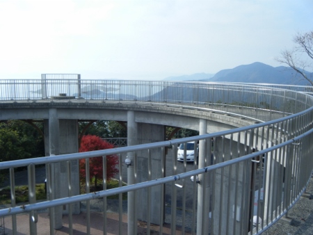 丸い展望台