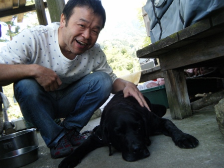黒ラブ君