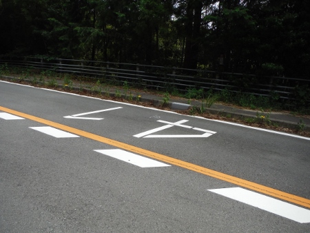 大胆な距離表示