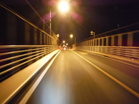 夜の浦戸大橋