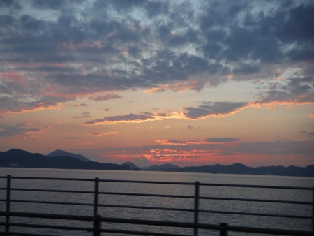 瀬戸の夕陽