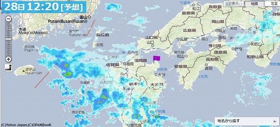 雨雲がががが...