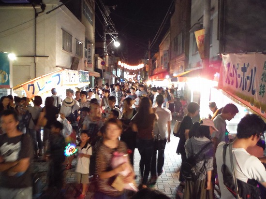 いつもの土曜夜市