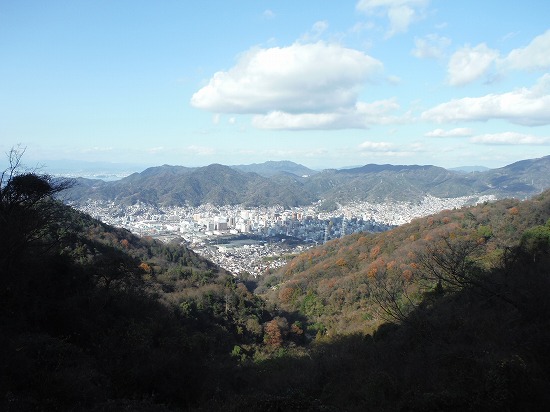 呉市街が見える