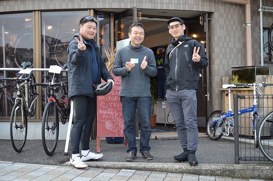 HY CYCLEさんにて