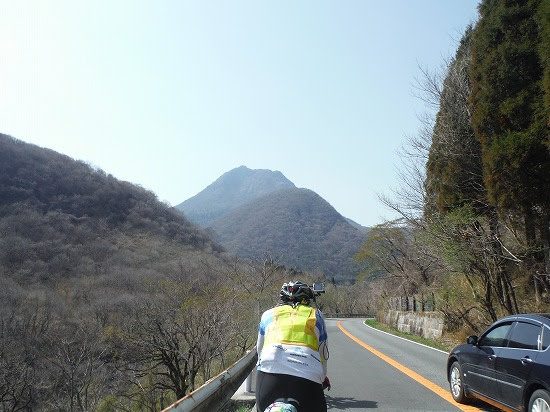 ゆっくり目に登坂