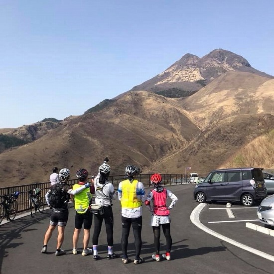 狭霧台から由布岳を望む